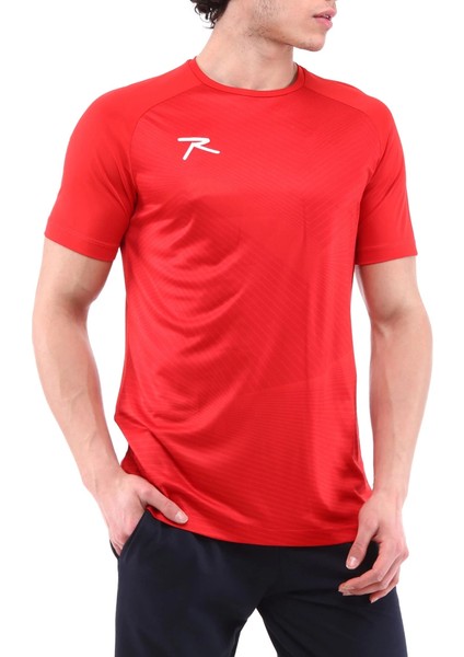 Unisex Dijital Baskılı T-Shirt Justa Kırmızı