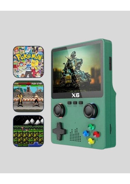 Mtxdpn Retro Taşınabilir Konsol 3.5 IPS Ekran Ergonomik Çift Lr Kontrollü indirimleri