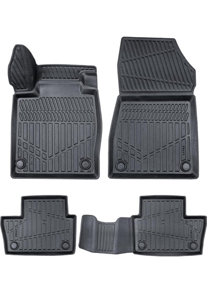 Nissan Juke 2020-2025 Için Havuzlu Paspas, Yüksek Kenarlı, Esnek, Araca Özel, Kokusuz, Oto Paspas