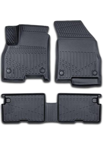 Chery Tiggo 8 Pro & Promax 2022-2025 Için Havuzlu Paspas, Yüksek Kenarlı, Esnek, Araca Özel, Kokusuz, Oto Paspas