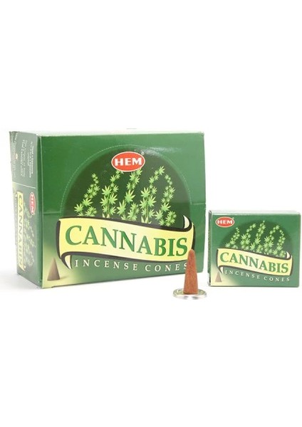 Cannabis Aromalı Konik Tütsü