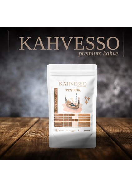 Venedik Blend Coffee | 250GR | Çekirdek Kahve | Espresso | MokaPot