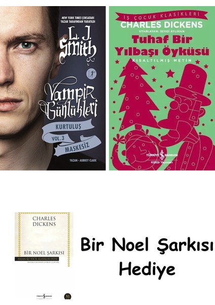 Vampir Günlükleri - Kurtuluş Vol. 3 Maskesiz + Tuhaf Bir Yılbaşı Öyküsü + Bir Noel Şarkısı