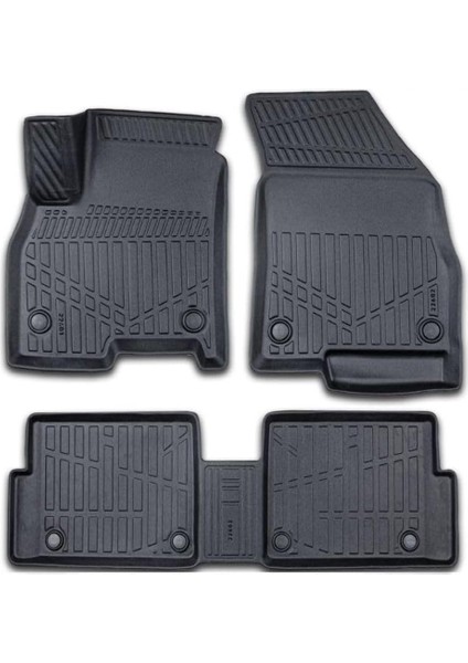 Chery Tiggo 7 Pro & Promax 2022-2025 Için Havuzlu Paspas, Yüksek Kenarlı, Esnek, Araca Özel, Kokusuz, Oto Paspas