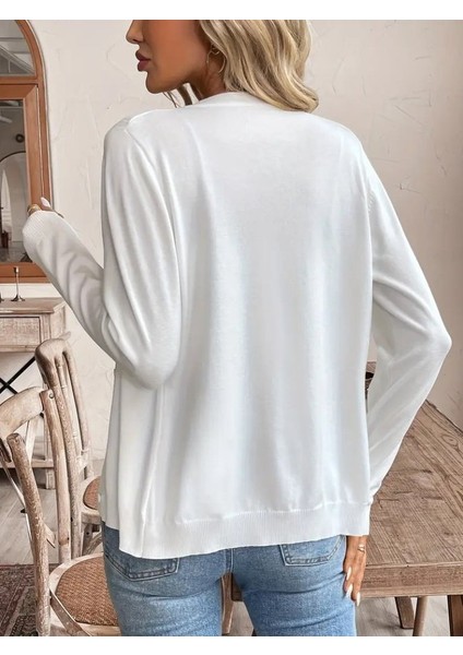 Ulak Handmader Kadın Uzun Kollu Önden Düğmeli Triko Ceket modelleri