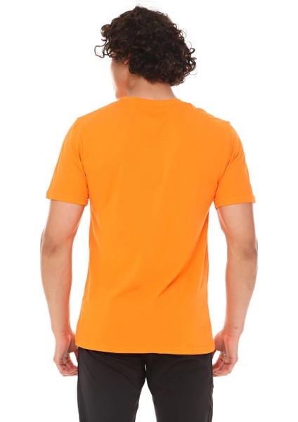 %100 Pamuk T-Shirt Leo Turuncu fırsatları