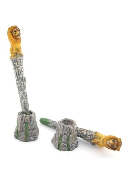 Polyester Aslan Figürlü Tükenmez Kalem