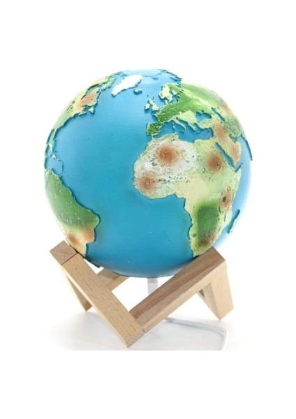 Standlı Işıklı Dünya Küre