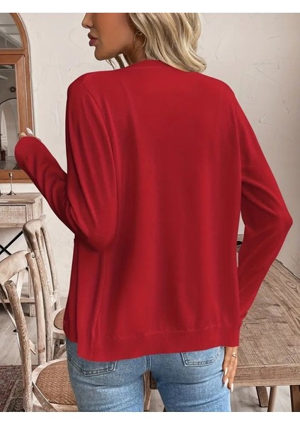 Ulak Handmader Kadın Uzun Kollu Önden Düğmeli Triko Ceket modelleri