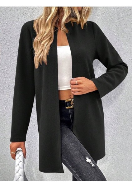 Ulak Handmader Kadın Uzun Kollu Önü Açık Uzun Modal Ceket fırsatları