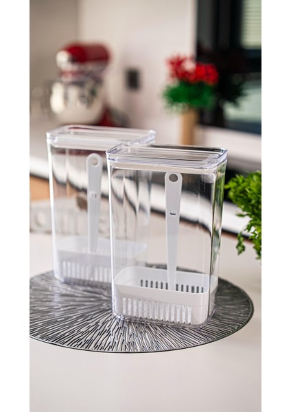 Vakum Kapaklı Sebze Yeşillik Saklama Kabı 2900 ml fiyatları