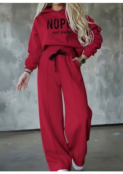 Ulak Handmader Kadın Uzun Kollu Nope Baskılı Beli Ribanalı Ikili Takım fiyatları