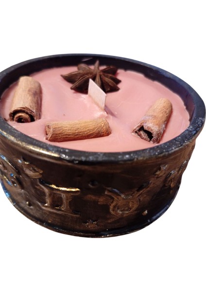 Bolluk Bereket ve Çekim Enerjisi Içn Tarçın Kokulu Mum