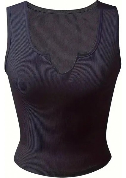 Ulak Handmader Kadın Kolsuz V Yakalı Kaşkorse Bluz modelleri