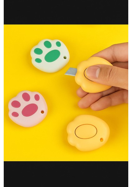 Pati Desenli Mini Maket Bıçağı - Tekli / Karışık Renk