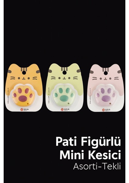 Pati Desenli Mini Maket Bıçağı - Tekli / Karışık Renk fiyatları