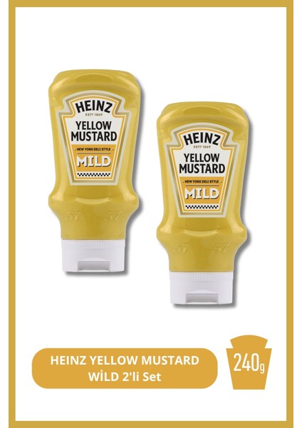 Yellow Mustard Wild 240G 2'li Set