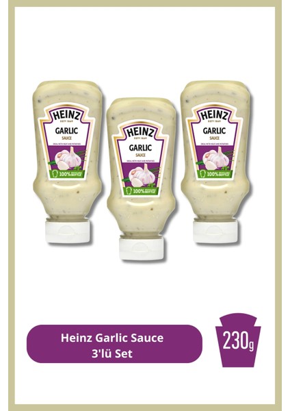 Garlic Sauce 230G 3'lü Set