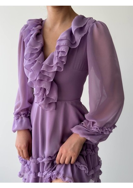 Ulak Handmader Osıes Fırfırlı Elbise