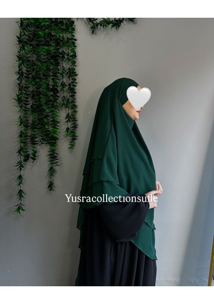 Tesettür Sufle Şifon Uzun Boy modelleri