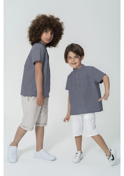 Organik Yakası Düğmeli Gömlek fırsatları