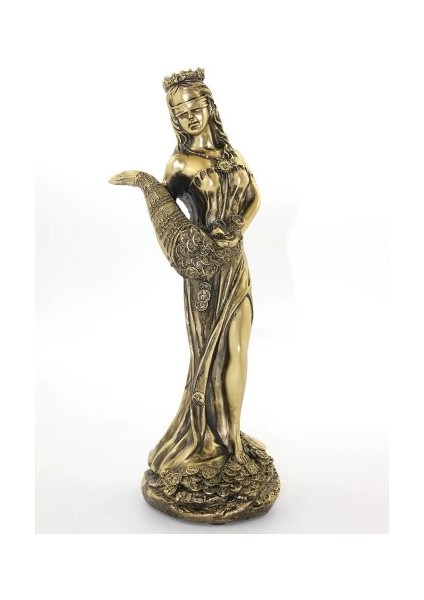 Polyester Bereket Tanrıçası Fortuna Figürü Model 2