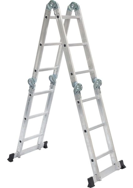12 Basamak 3.40 M Alüminyum Akrobat Katlanır Merdiven – 1.6 mm Et Kalınlığı, 150 kg Taşıma Kapasiteli, Çok Amaçlı fiyatları