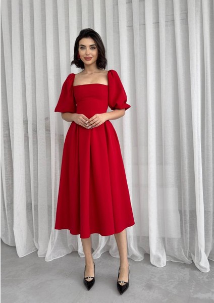 Ulak Handmader Benjamin Çan Etekli Midi Boy Elbise indirimleri