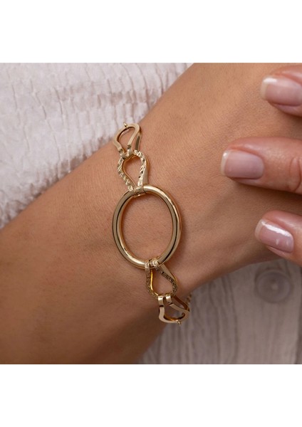 Italyan Tasarım Altın Bileklik