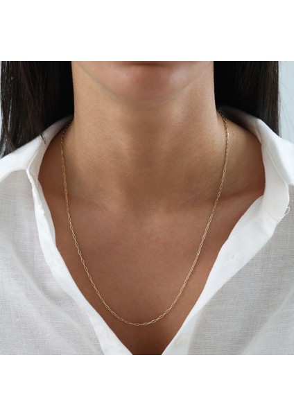 Nisera Pırlanta Unisex Tasarım Ataç Altın Zincir modelleri