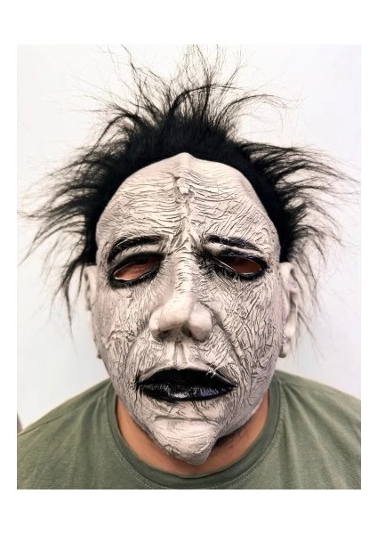 Michael Myers Siyah Saçlı Yüz Maskesi