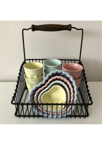 1.kalite Siyah Retro Mutfak Seti Askılı ve Sepetli Askı ve Kanca Mutfak Düzenleyici indirimleri