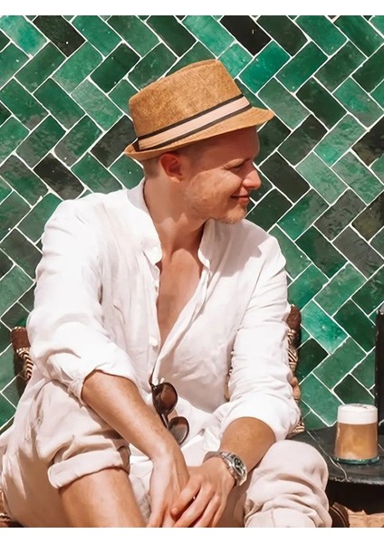 Ulak Handmader Erkek Uzun Kollu Hakim Yaka Düğmeli Erkek Müslim Gömlek fiyatları