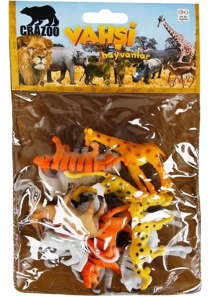 Vahşi Hayvanlar Poşetli Hayvan Oyun Seti-1 Adet Fiyatıdır fırsatları
