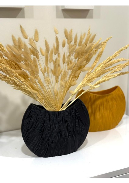 Dağ Görünümlü El Yapımı Dekoratif Vazo