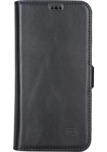 Apple iPhone 13 Pro Uyumlu Deri Cüzdanlı Kılıf Rustik Siyah fiyatları