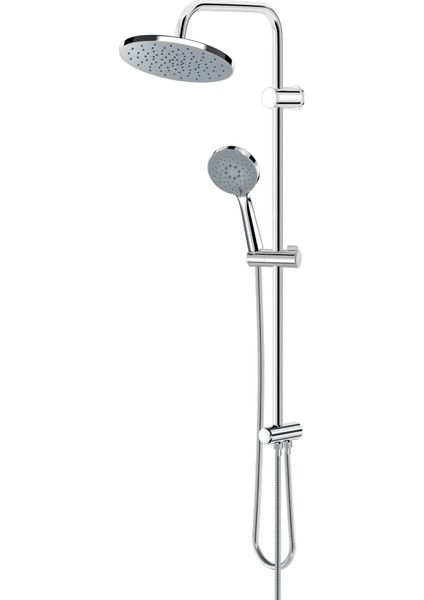 | Valtemo Butonlu Sistem, Fonksiyonlu Krom Tepe Duş Seti fiyatları