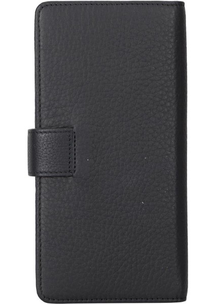 Coppet 6.7 Inch Uyumlu Deri Kartlıklı Kılıf Erc1 Siyah modelleri