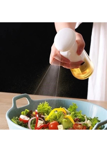 Çok Amaçlı Cam Şişe Püskürtmeli Dağıtıcı Yağdanlık Limonluk Sirke Sosluk Spreyi Beyaz fırsatları