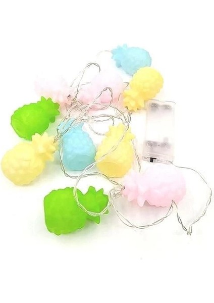 Karışık Renk Dekoratif Ananas Dolama 10’lu Şerit LED Işık Zinciri indirimleri