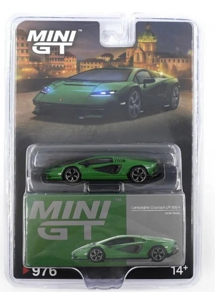 Mini Gt 1/64 Lamborghini Countach Lpı 800-4 Verde Medio - Blister Paket fiyatları