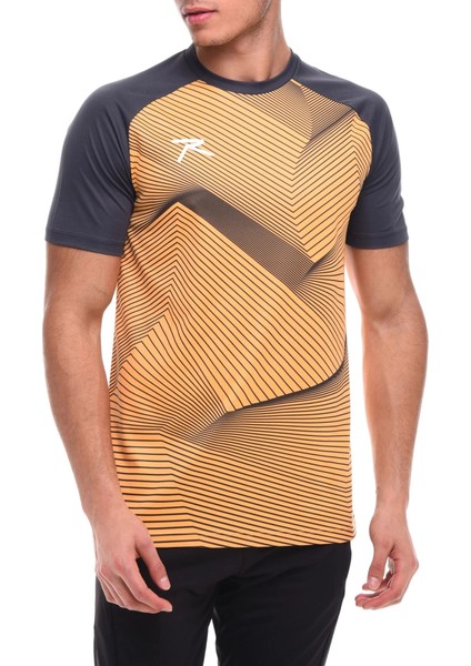 Unisex Dijital Baskılı T-Shirt Justa Oranj