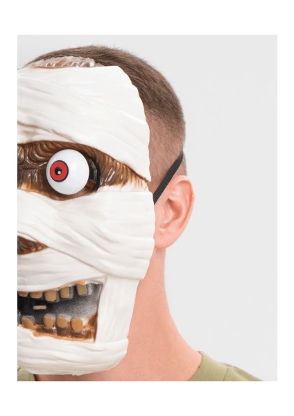 Sallanan Yaylı Oynar Gözlü Mumya Maskesi modelleri