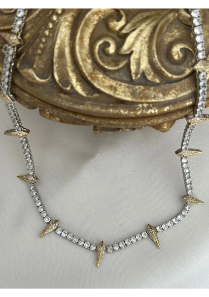 Luxury Serisi Özel Model Çift Renk Kolye