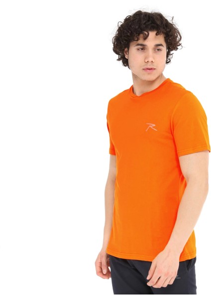 %100 Pamuk T-Shirt Gravıs Oranj modelleri
