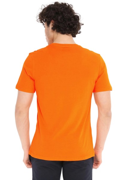 %100 Pamuk T-Shirt Gravıs Oranj fırsatları