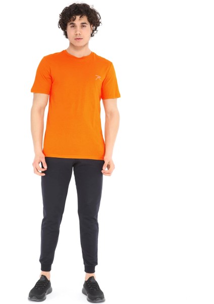 %100 Pamuk T-Shirt Gravıs Oranj indirimleri