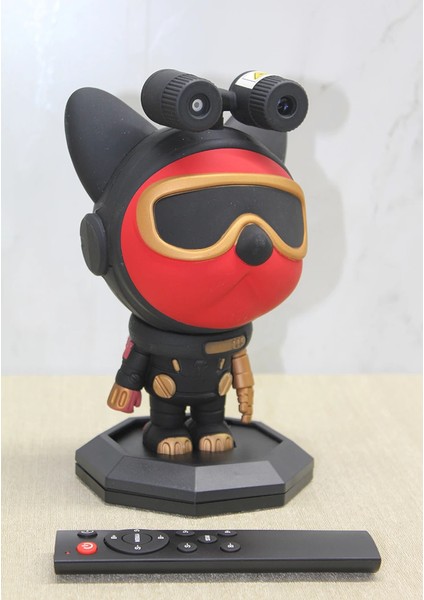 Astronot Şarjlı Projektör Gece Lambası