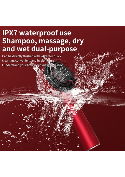 Elektrikli Titreşim Masaj Tarak – Kırmızı Işık Terapi, Saç Büyüme Destekleyici, Anti Saç Dökülmesi Saç Derisi Masaj Fırçası, Sıvı Yağ Aplikatörlü indirimleri