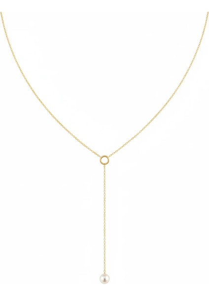 Nisera Y Inci Altın Kolye